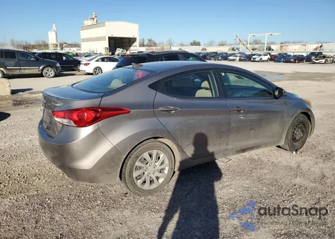 2013 Hyundai Elantra Gls z USA, uszkodzony, nr VIN 5NPDH4AE6DH201051